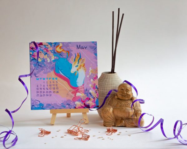 2025 Calendar - Japanese Folklore