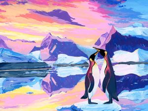 “Wanderlust in Color” – Bright Acrylic Landscapes for 2026